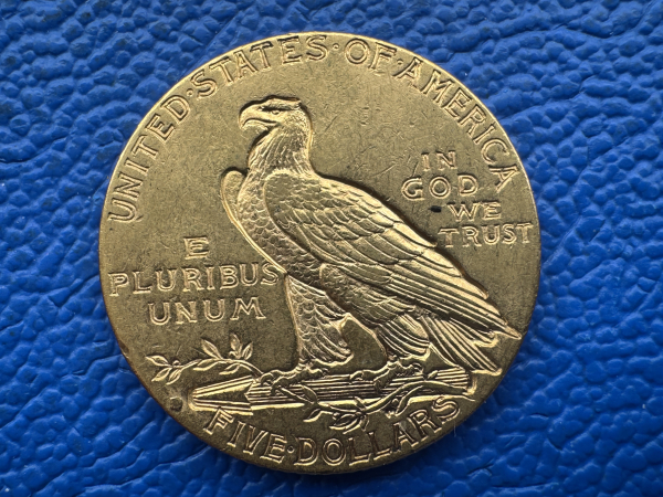 USA 5 Dollar 1914 Indianer Gold