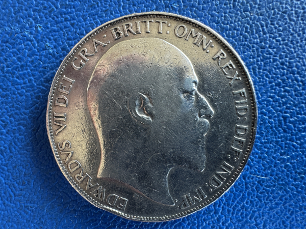 England  1 Crown 1902 Edward VII Silber