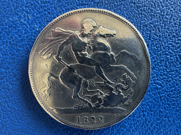 England  1 Crown 1822 Georg IIII Silber