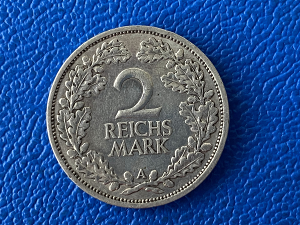 Weimar 2 Reichsmark 1927 A J-320