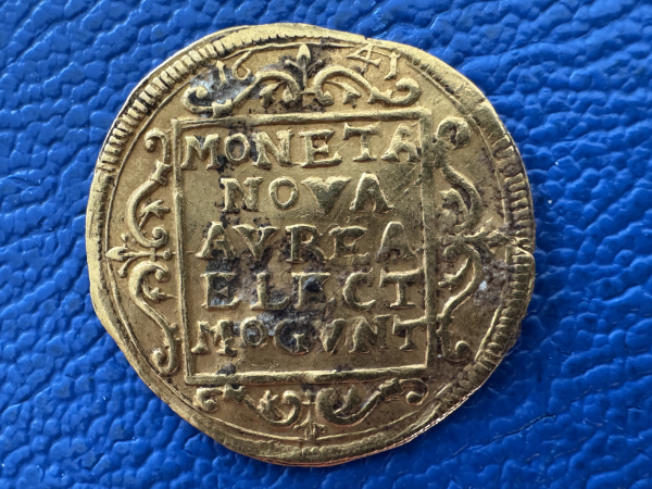 Mainz Dukat 1641 Anselm Kasimir, Wambold von Umstadt (1629-1647) Gold