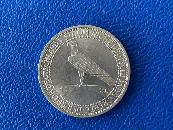 Weimar 3 Reichsmark 1930 A Rheinland-Räumung (3) J-345