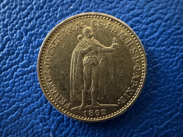 Ungarn / Österreich / Habsburg 20 Kronen 1893 K.B. Gold