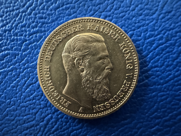 Preußen 20 Mark 1888 Friedrich III Gold (1)