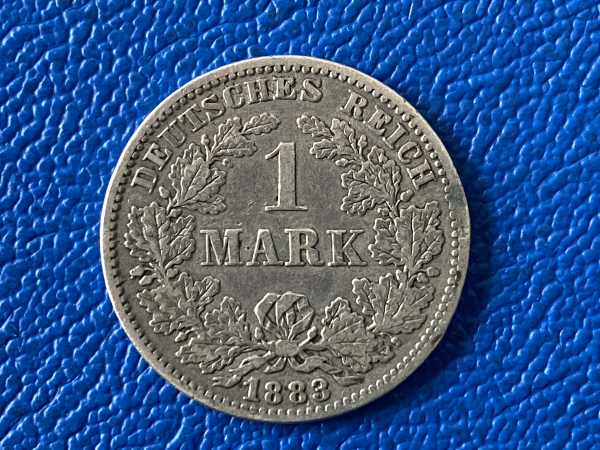 Kaiserreich 1 Mark 1883 E kleiner Adler, selten