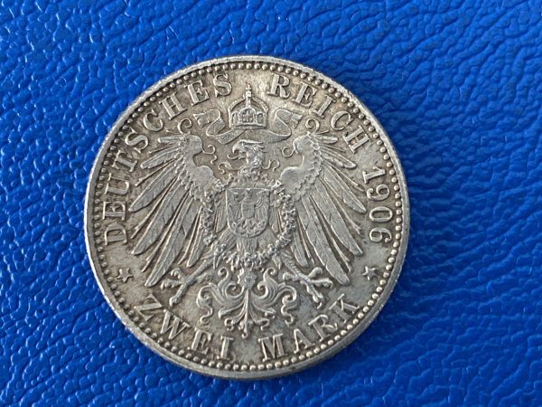 Baden 2 Mark 1906 Goldene Hochzeit (2)