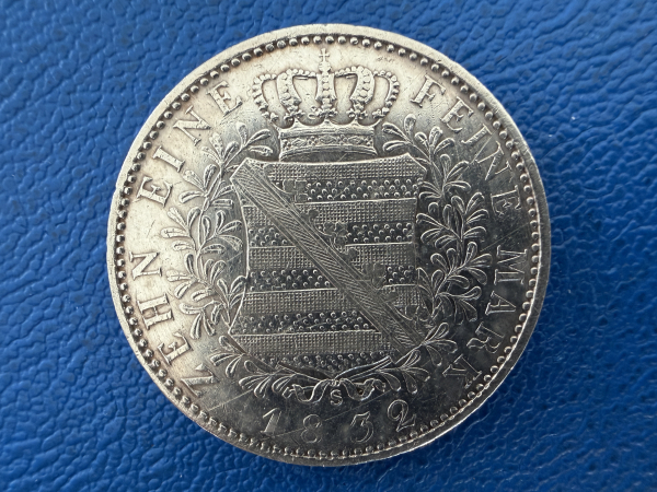 Sachsen Taler 1832 S Anton