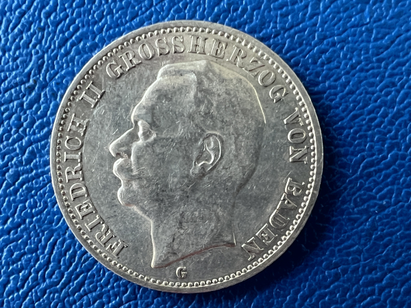 Baden 3 Mark 1911 Friedrich II