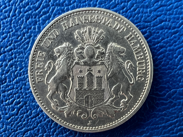 Hamburg 2 Mark 1906 J