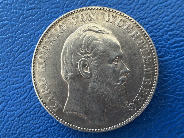 Württemberg Taler 1871 Karl (1)