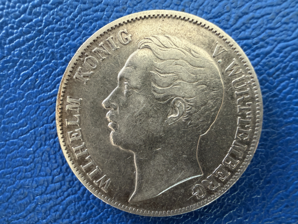 Württemberg Vereinstaler Taler 1857 Wilhelm I. 1816-1864