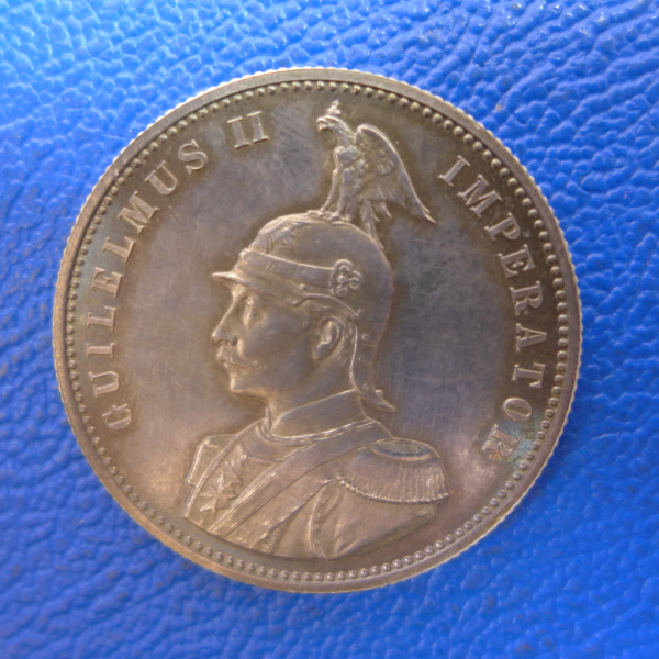 Deutsch-Ostafrika 1 Rupie 1890 Wilhelm II Prachstück!