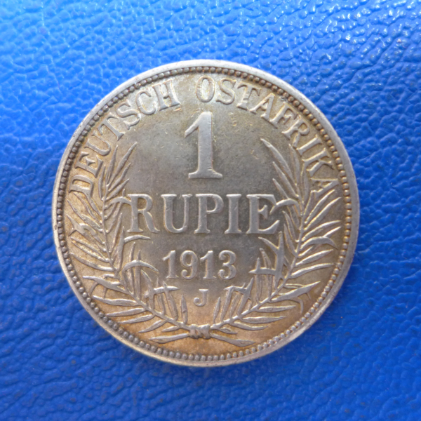 Deutsch-Ostafrika 1 Rupie 1913-J Wilhelm II