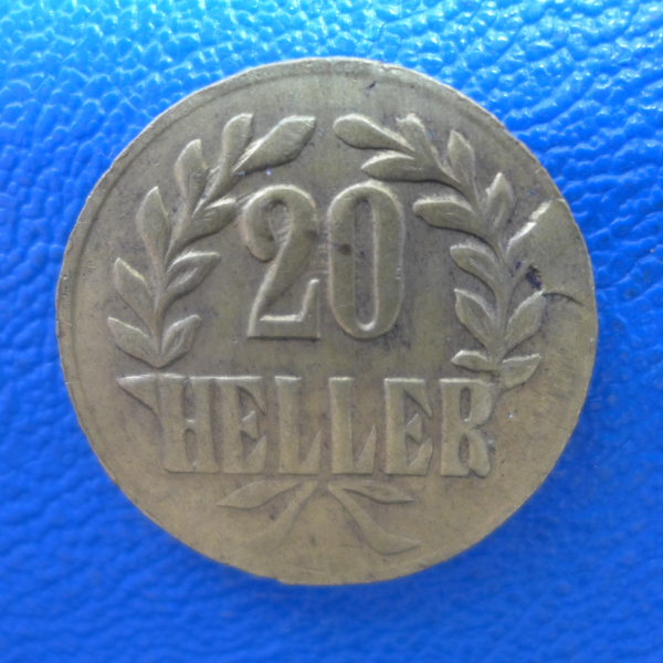 Deutsch-Ostafrika 20 Heller 1916 T Tabora Jaeger 727-b