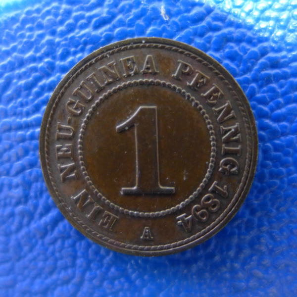 Deutsch Neuguinea 1 Pfennig 1894 Prachtstück!