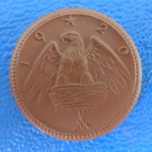 Sachsen 2 Mark 1920 Porzellan Jaeger N56