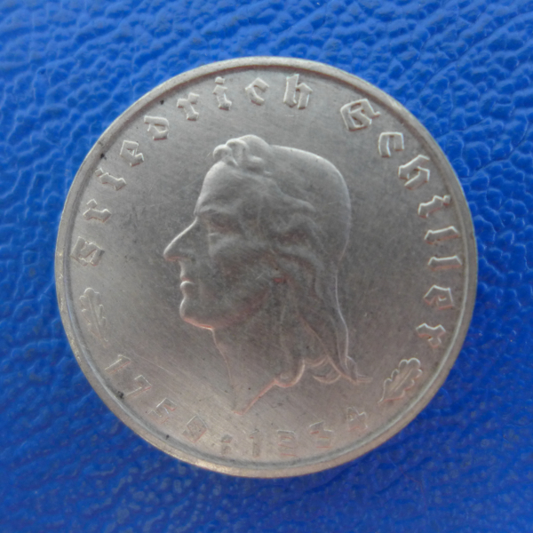 Deutsches Reich 2 RM 1934 F Schiller Prachtstück