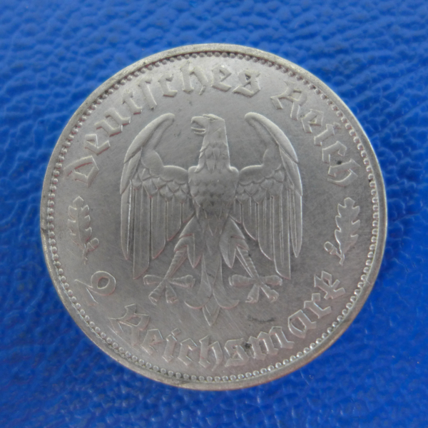Deutsches Reich 2 RM 1934 F Schiller Prachtstück