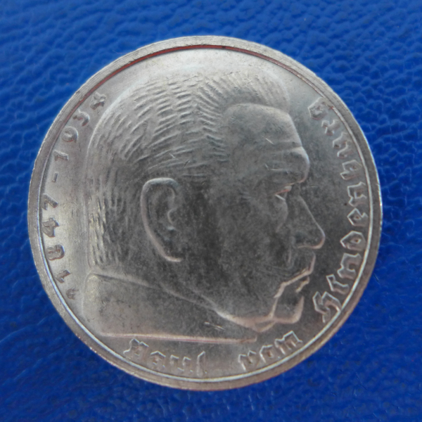 Deutsches Reich 5 RM Hindenburg diverse ohne HK