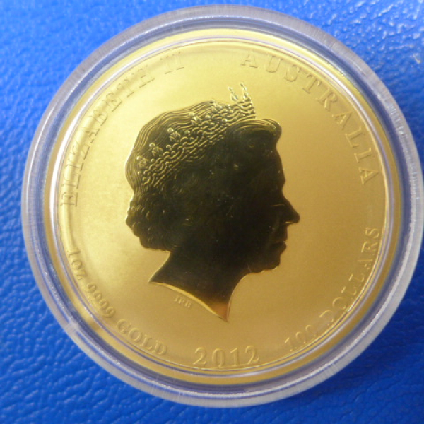 1 Oz 2012 Drache Lunar II Gold
