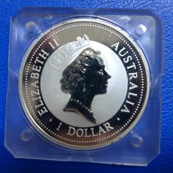 1 Oz 1996 Kookaburra Silber