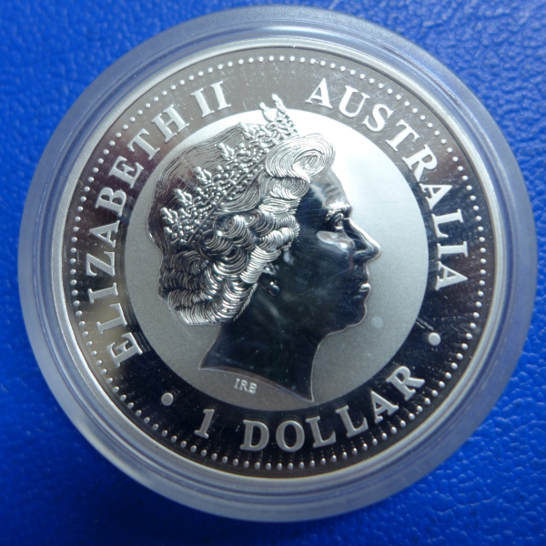 1 Oz 2001 Kookaburra Silber