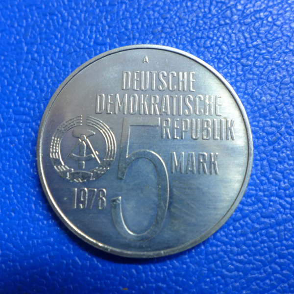 DDR 5 Mark 1978 Antiapartheid