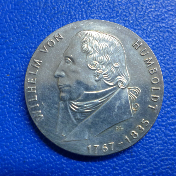 DDR 20 Mark 1967 Wilhelm von Humboldt FEHLPRÄGUNG