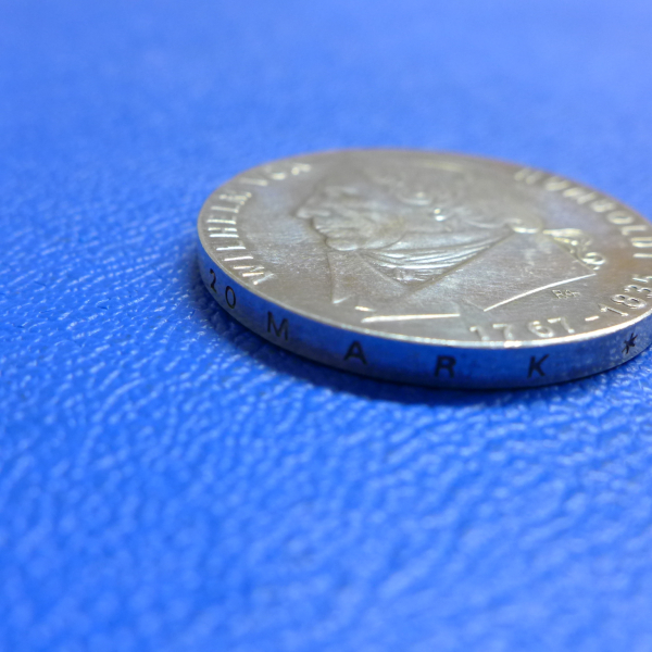 DDR 20 Mark 1967 Wilhelm von Humboldt FEHLPRÄGUNG