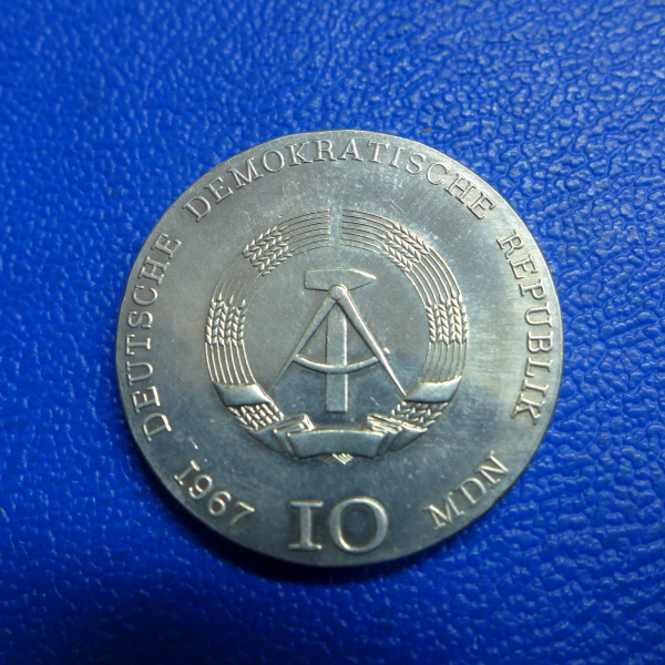 DDR 10 Mark 1967 Käthe Kollwitz FEHLPRÄGUNG