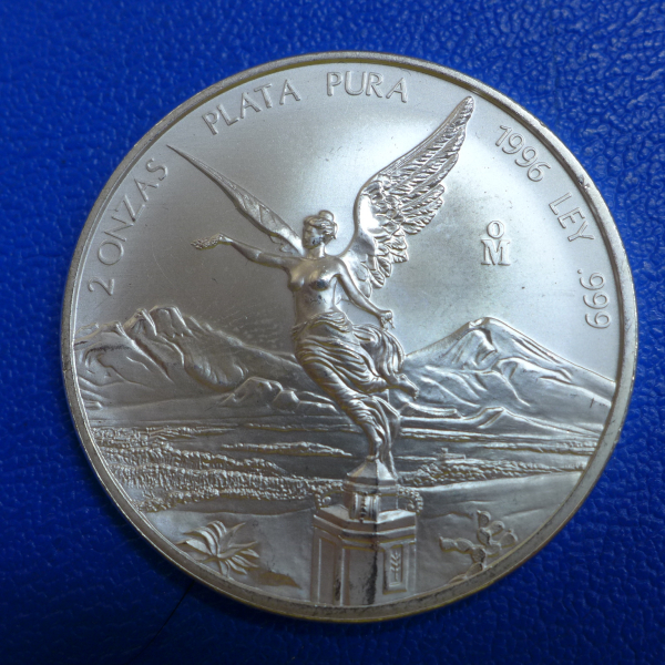 Mexico 2 Oz 1996 Libertad Silber