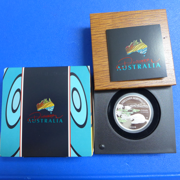 Australien 1 Dollar 2008 Kakadu Discovery Silber in PP
