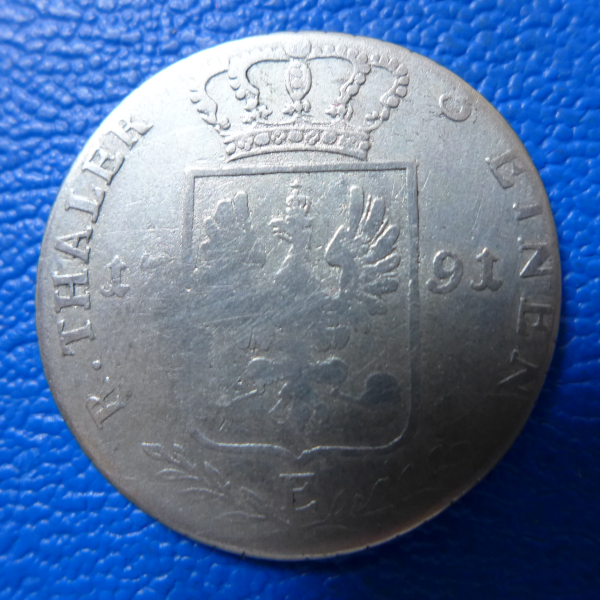 Brandenburg - Preußen 1/3 Taler 1791 Friedrich Wilhelm
