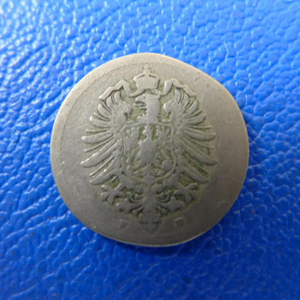 Kaiserreich 5 Pfennig 1874 F kleiner Adler