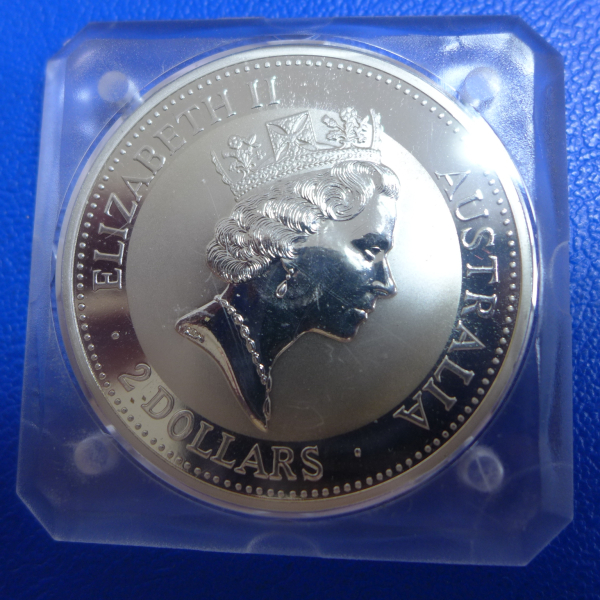2 Oz 1993 Kookaburra Silber