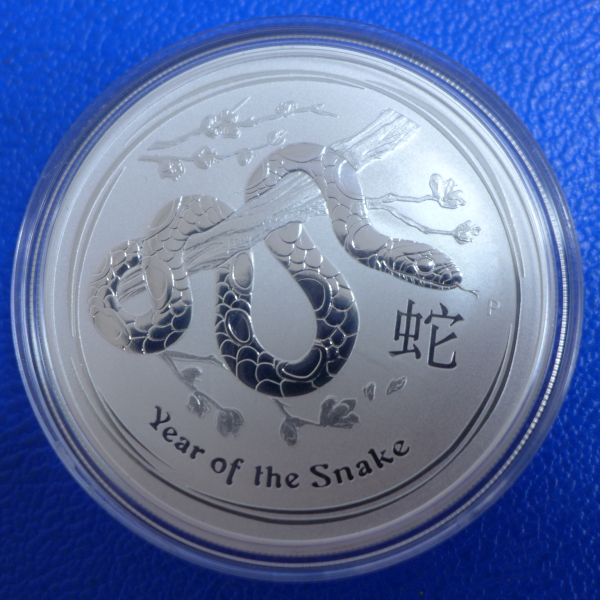 1 Oz 2013 Schlange Lunar II Silber