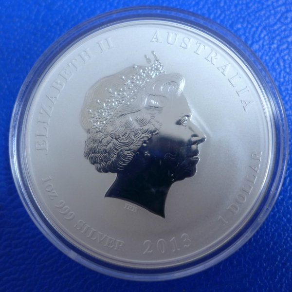 1 Oz 2013 Schlange Lunar II Silber