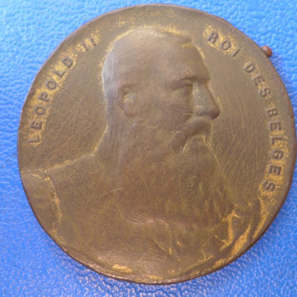 Belgien-Königreich Leopold II 1865-1909 Große Bronzemedaille