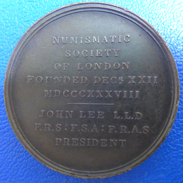 Astronomie Großbritannien John Lee (1783-1866) Bronzemedaille aus dem Jahr 1838