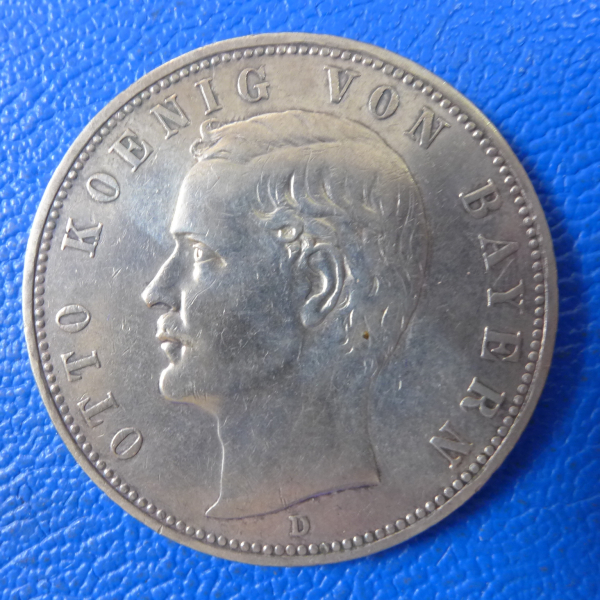 Bayern 5 Mark 1891 - 1913 Otto div. J - 46