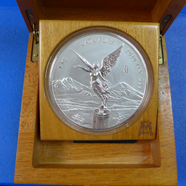 Mexico 1 KG 2006 Libertad in Silber Prooflike in orig. CoA