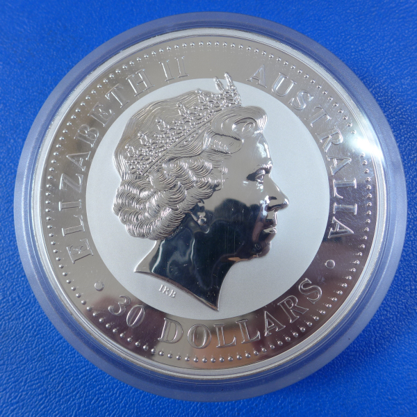 Australien 1 KG 2000 Drache Lunar I Silber