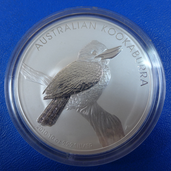 10 Oz 2010 Kookaburra in Silber
