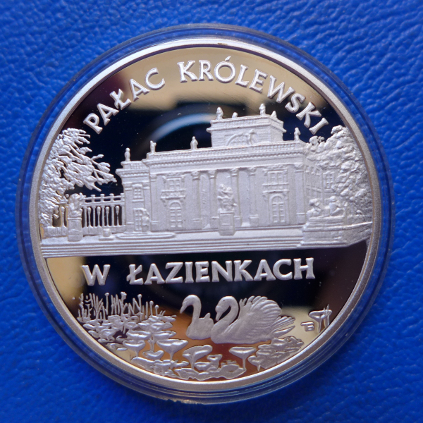 Polen 20 Zloty 1995  Palast Lazienki Silber in PP