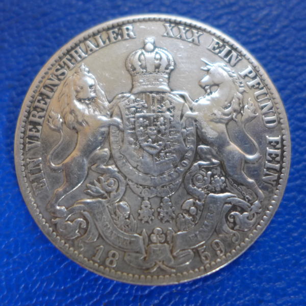 Hannover Vereinstaler 1859 Georg V