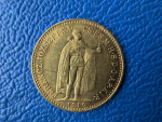 Ungarn / Österreich / Habsburg 10 Kronen 1910 K.B. Gold