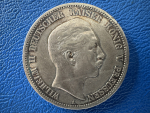 Preußen 5 Mark 1888 A Wilhelm II Silber seltener Jahrgang! Jaeger 104