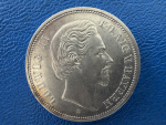 Bayern 5 Mark 1874 D Ludwig II Jaeger 42 Tolle Erhaltung!