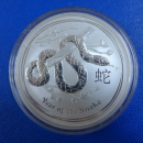 5 Oz 2013 Schlange Lunar II Silber