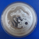 10 Oz 2012 Drache Lunar II Silber
